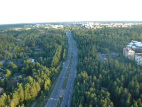 Hervanta valtaväylänsä päässä
