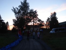 Aurinko on laskenut