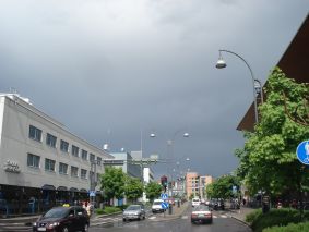 Jyväskylässä jyrisee?